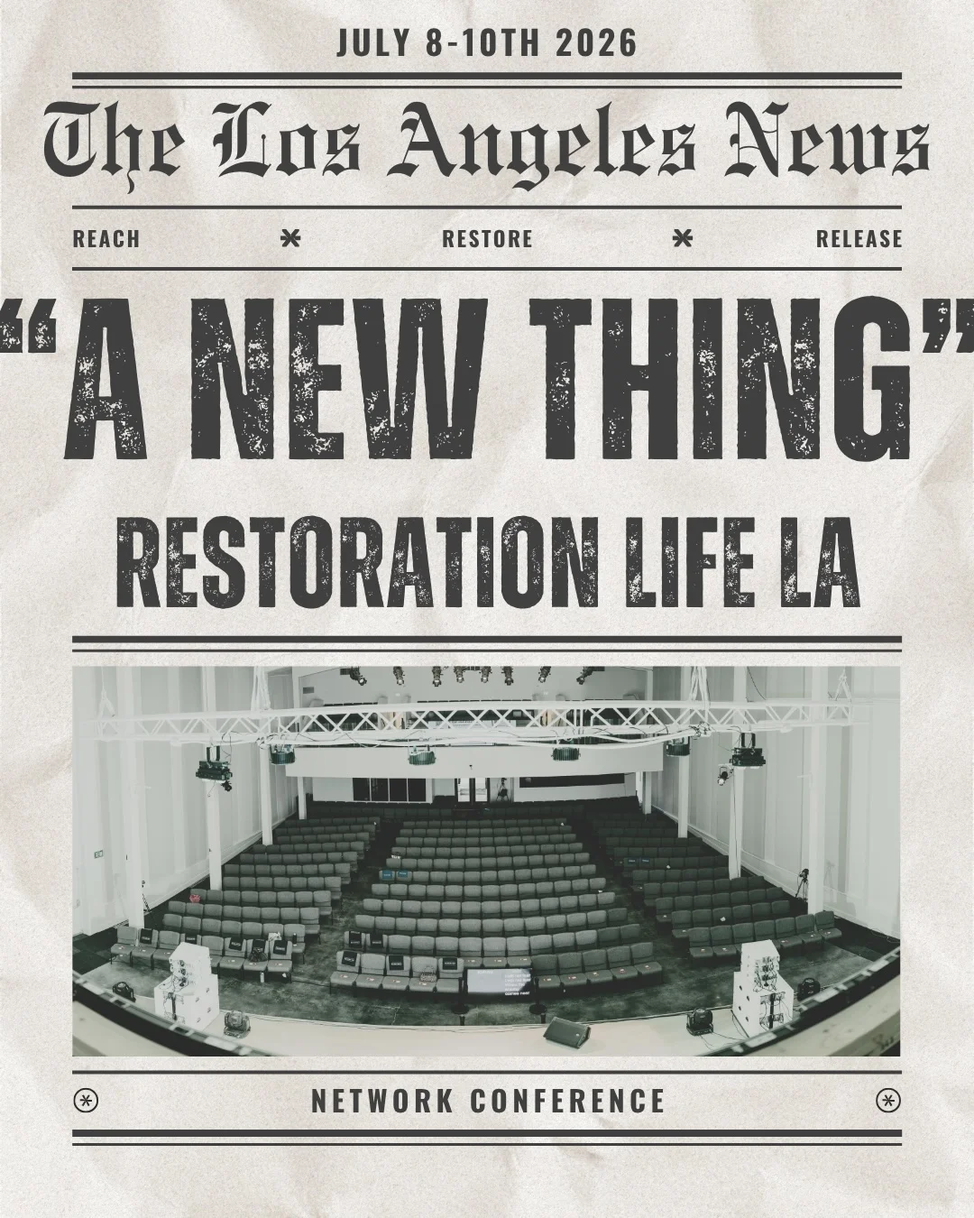 Network Conference - A New Thing | July 8th-10th, 2026