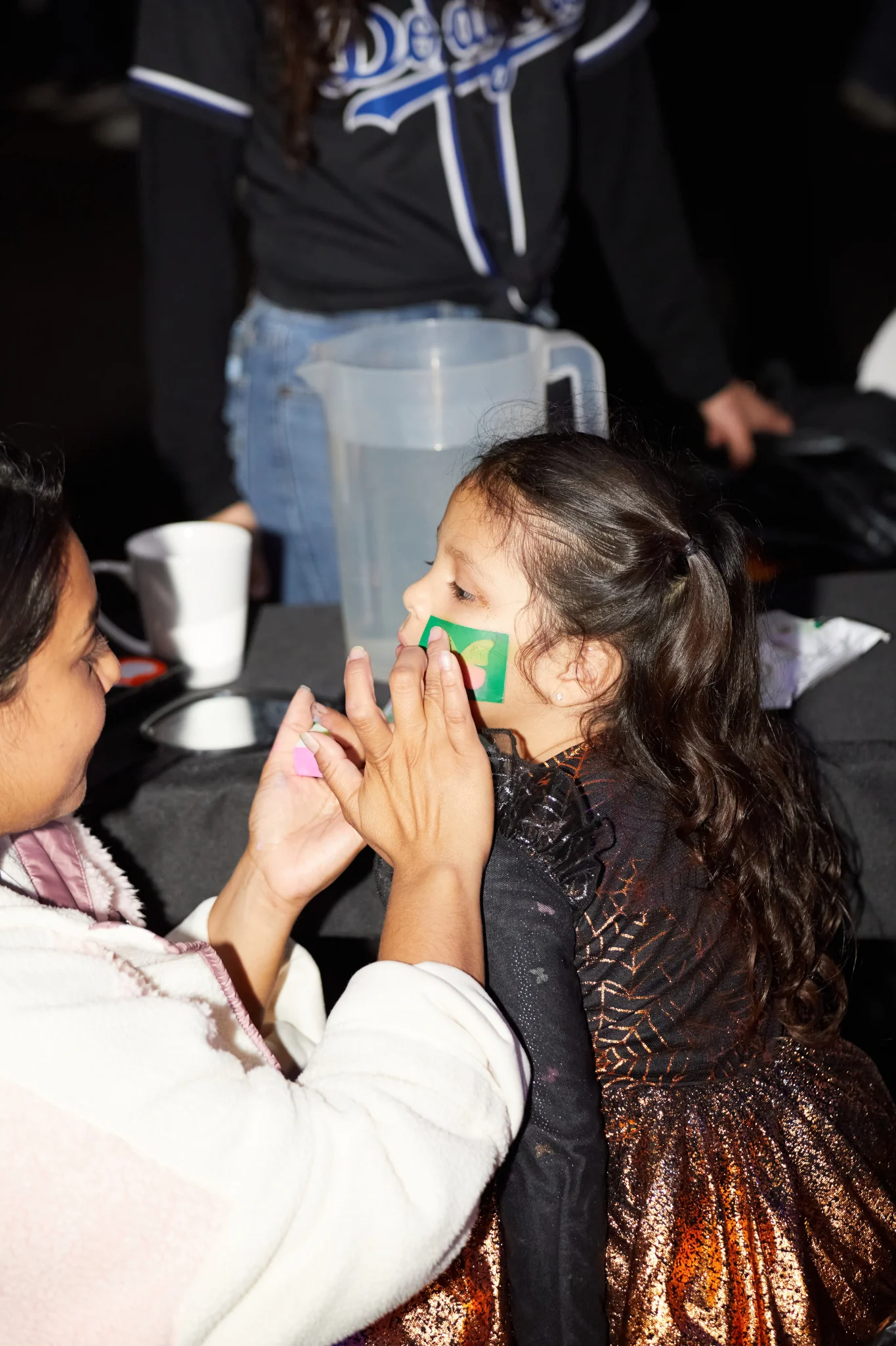 Face painting at Shine Fest
