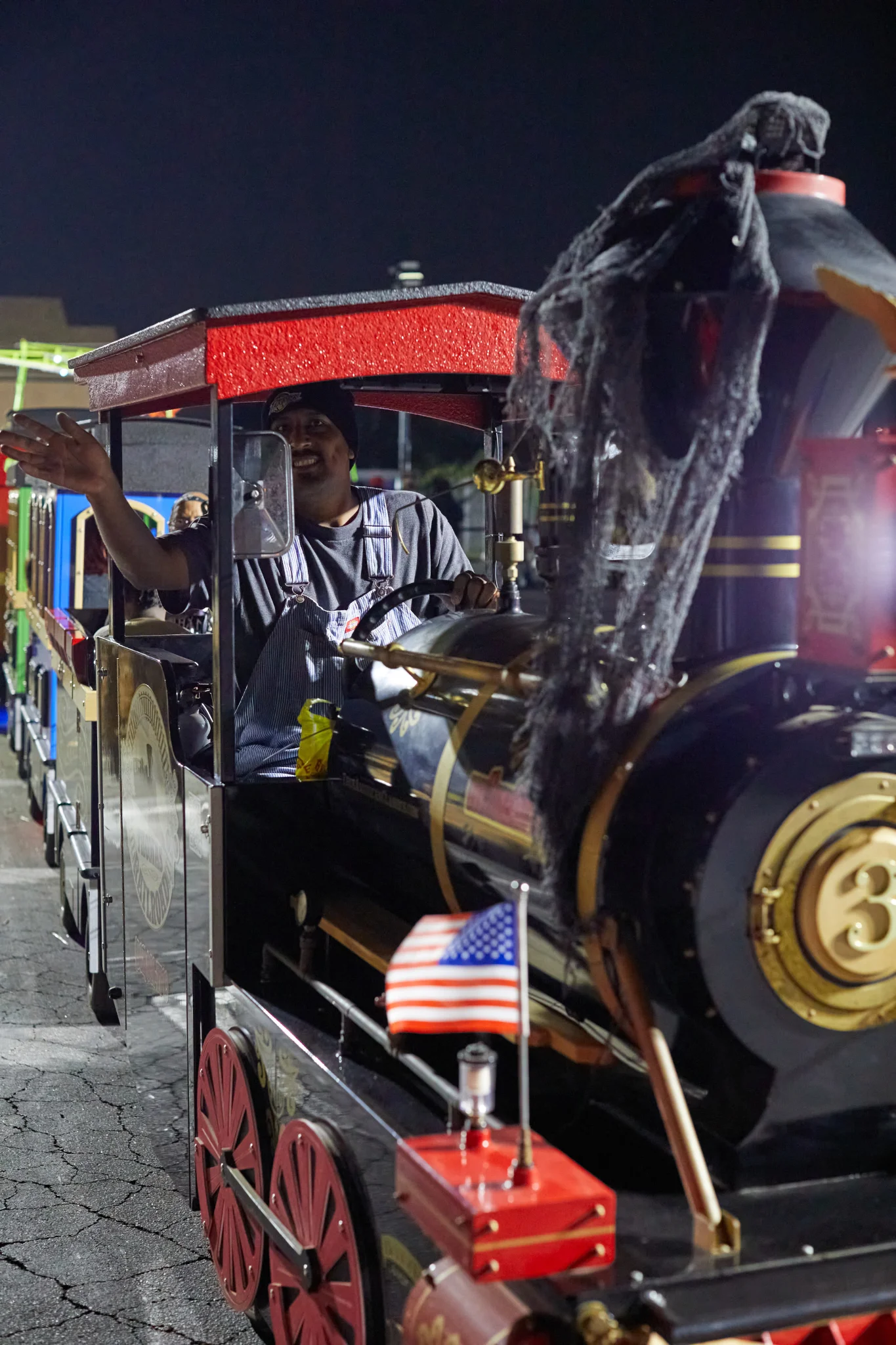 Carnival train at Shine Fest