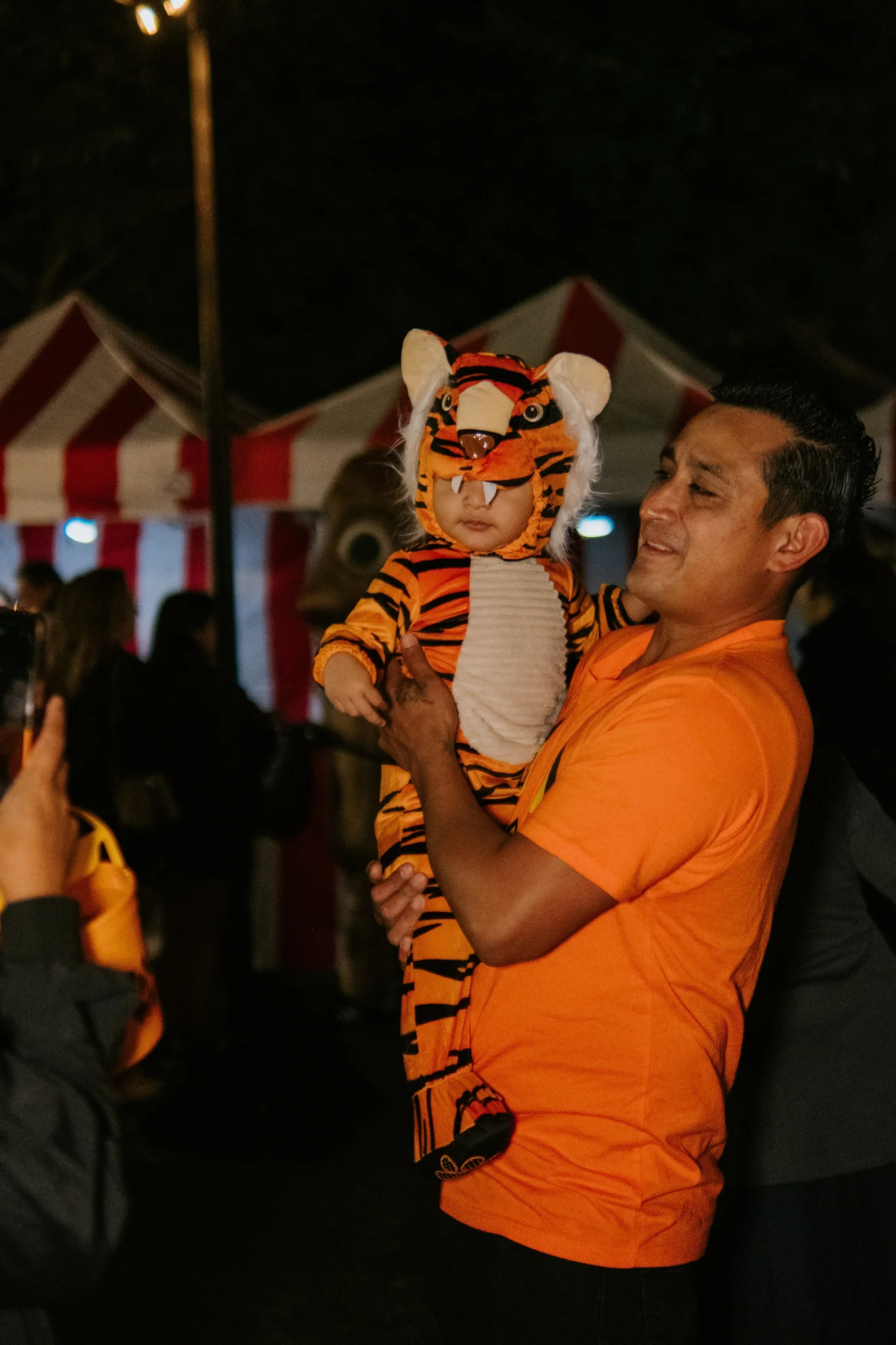 Family moment at Shine Fest