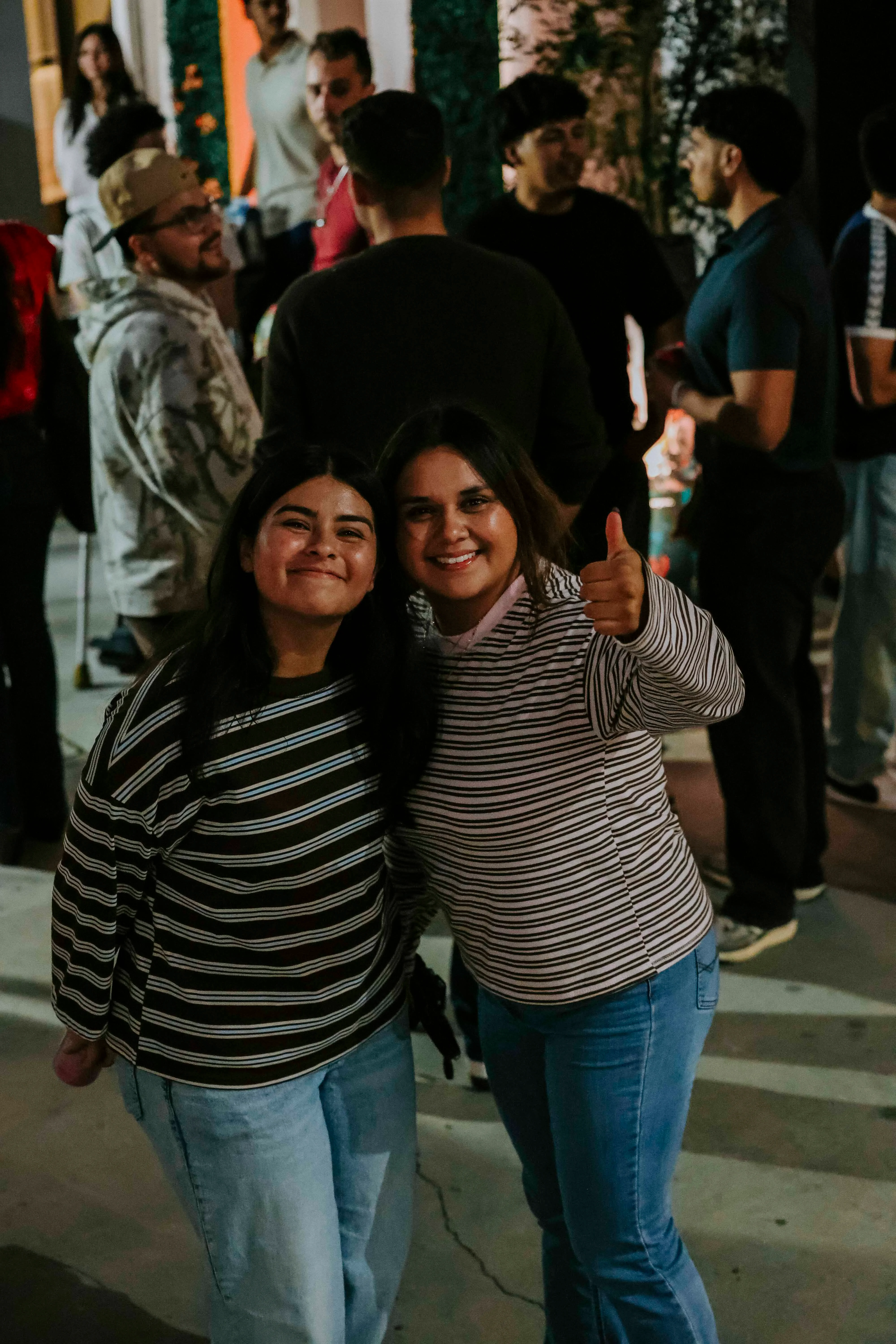 Young adults connecting at NightLife