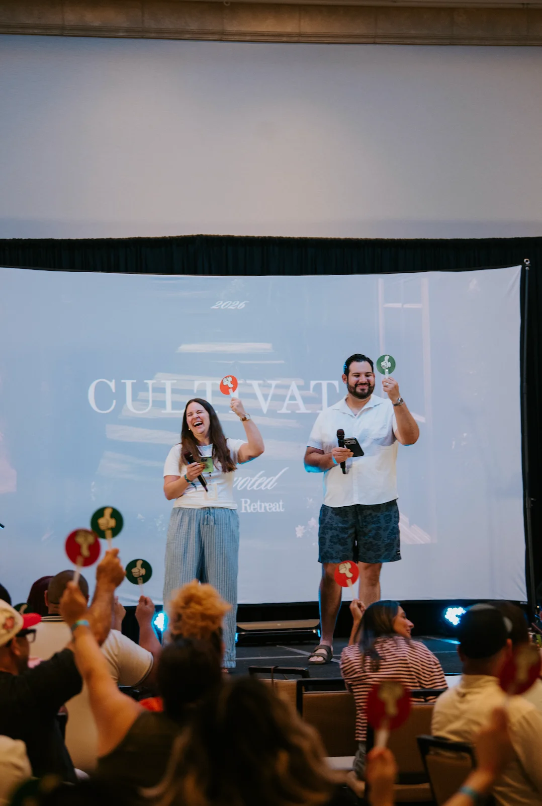 Couples connecting at the Devoted Marriage Retreat