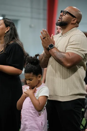 Family worship at Restoration Life Georgia