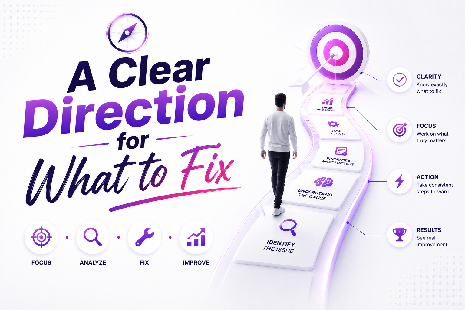 A Clear Direction for What to Fix