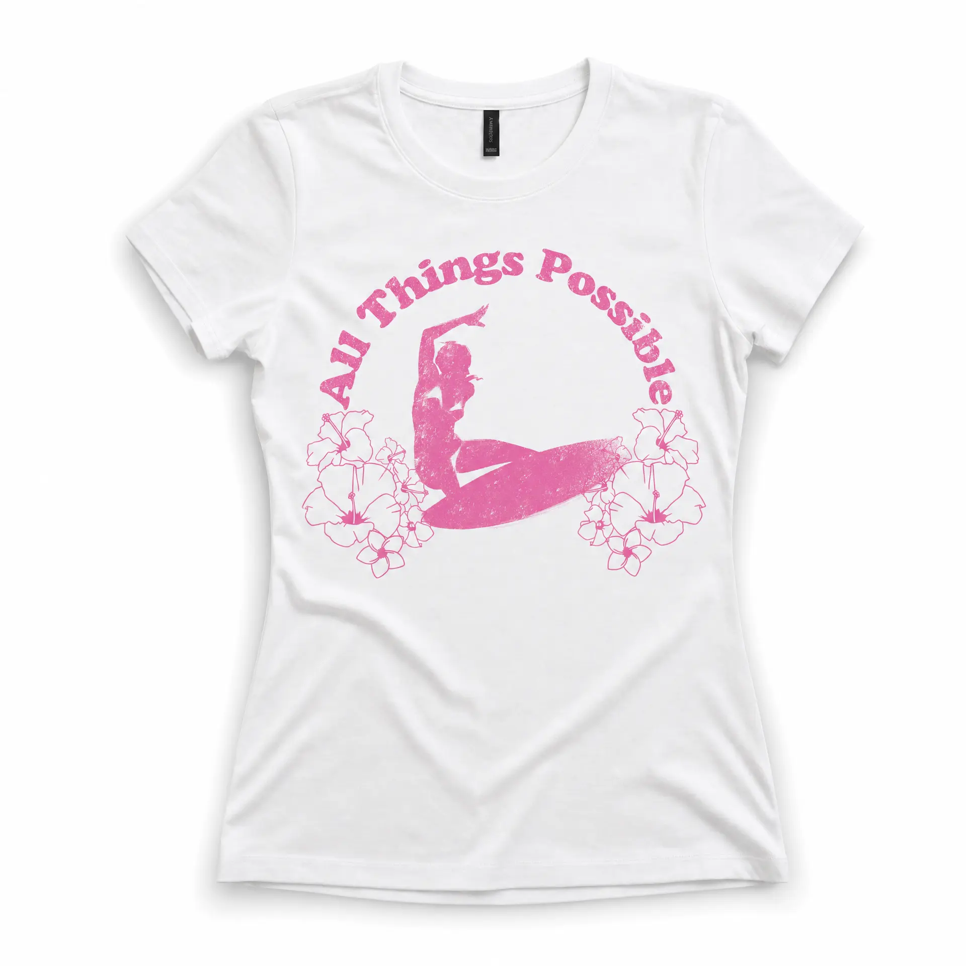 Womens Universal Tee — All Things Possible (White)
