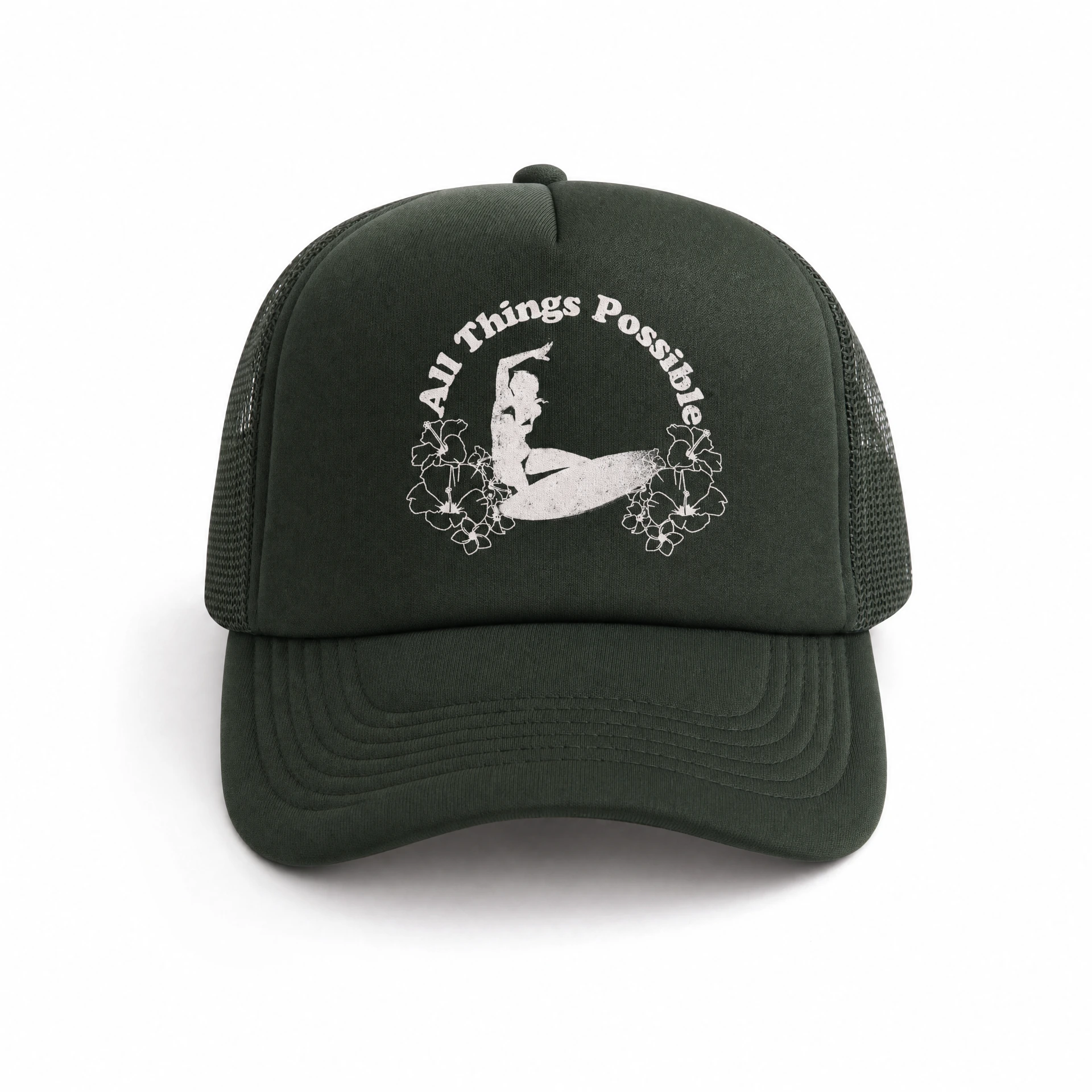 Trucker Hat — All Things Possible (Forest)