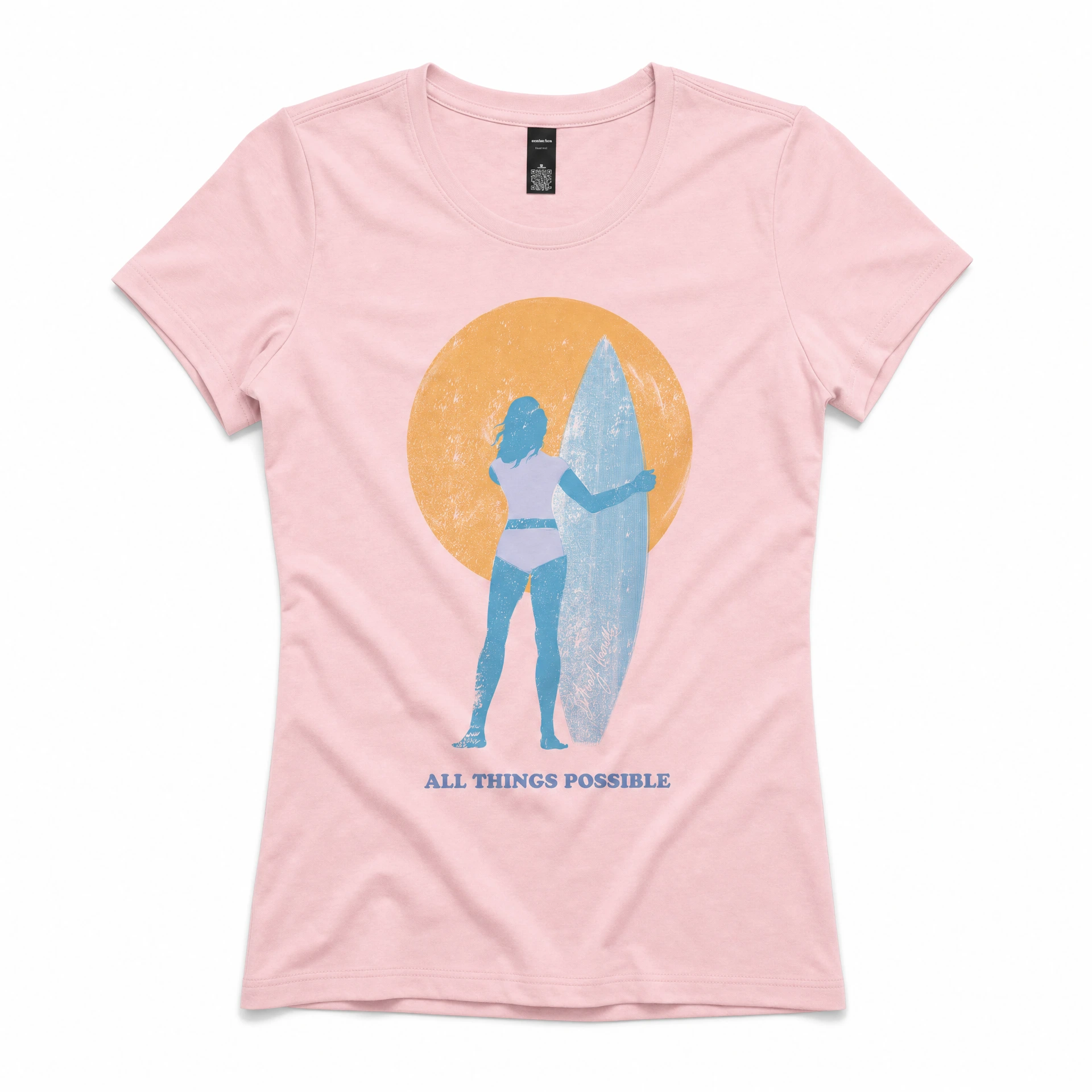 Womens Tee — Endless Summer (Light Pink)