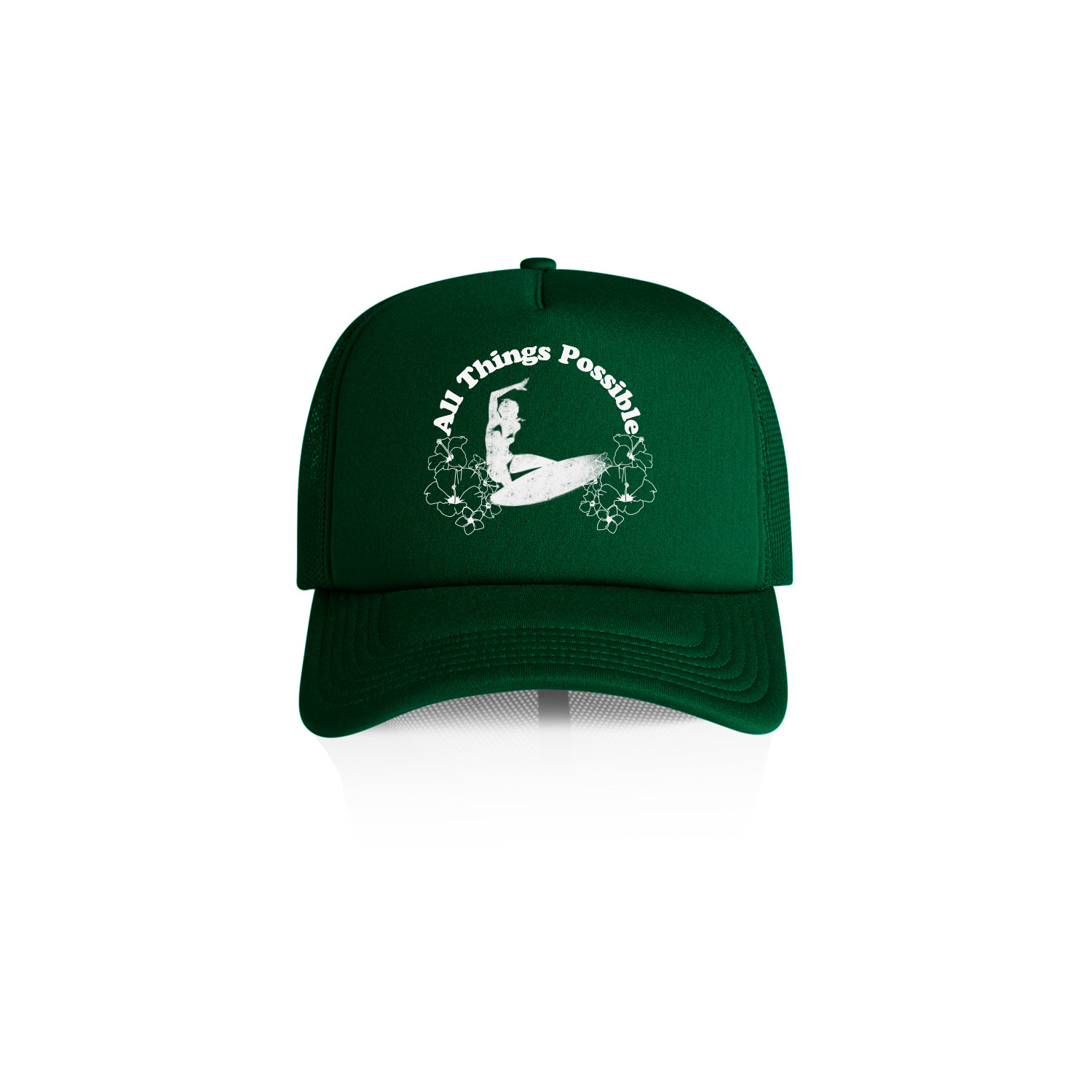 Trucker Hat — All Things Possible (Forest)