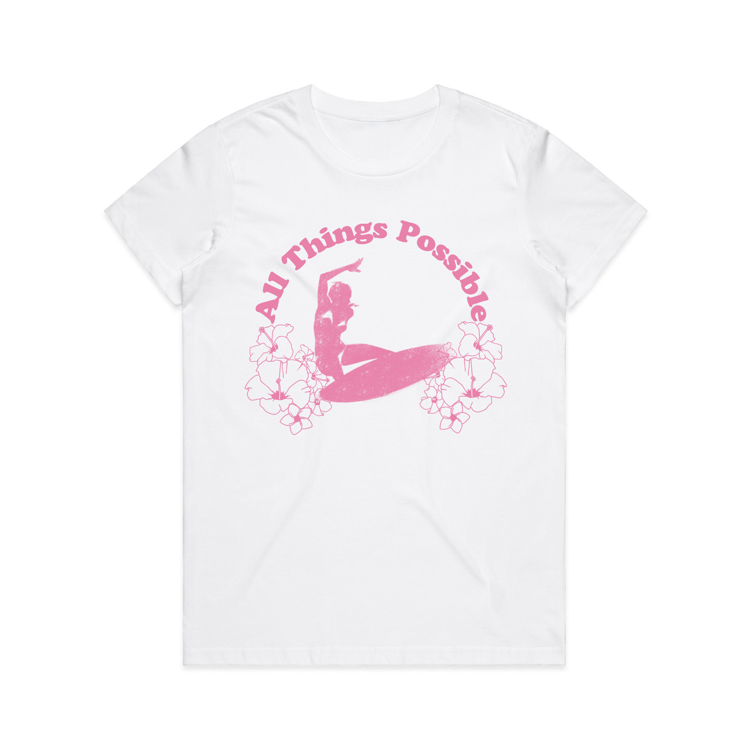 Womens Universal Tee — All Things Possible (White)