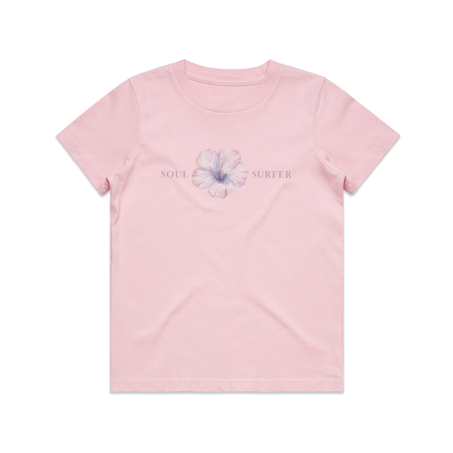 Kids Universal Tee — Soul Surfer (Pink)