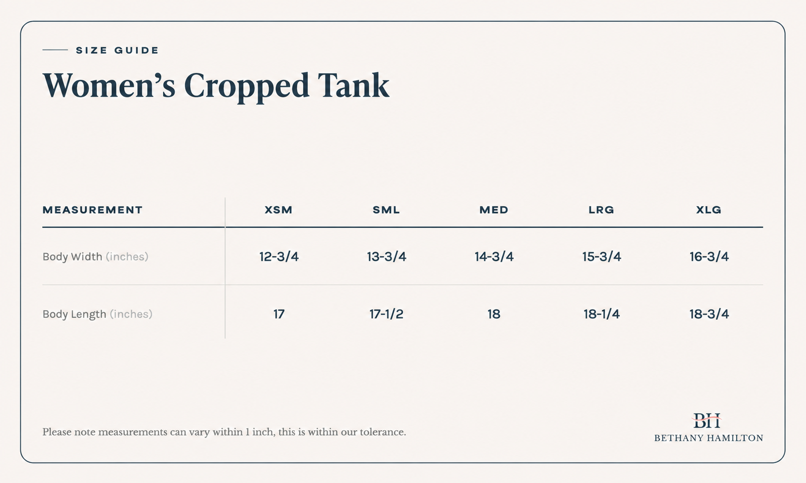 Size Guide