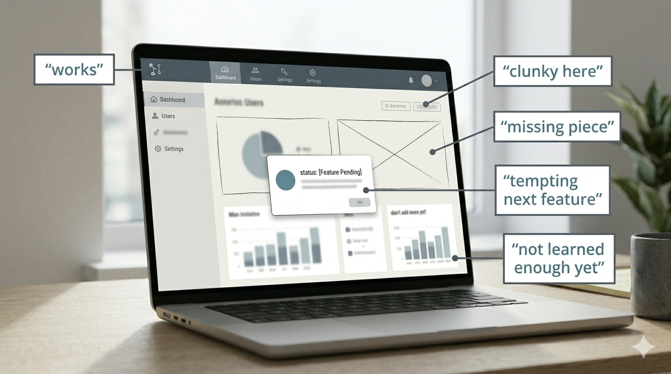 working is not the same as done