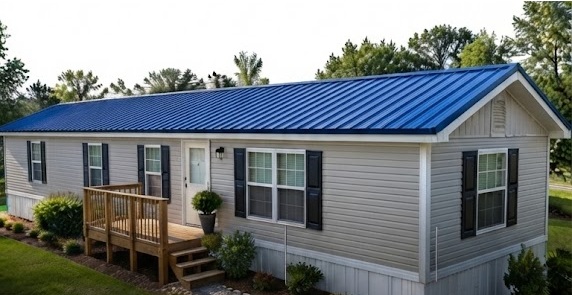 Metal roof installation
