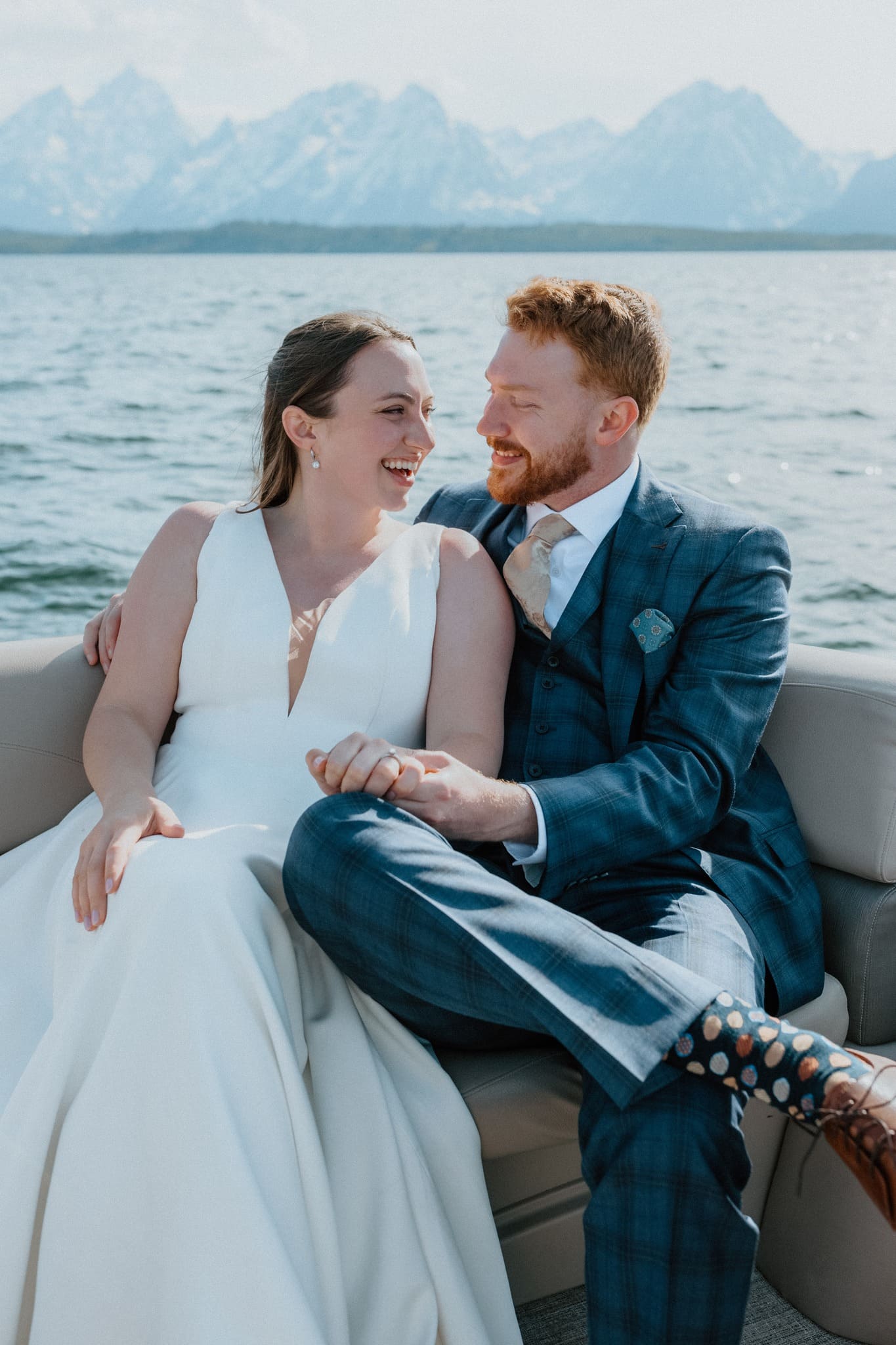 Couple on the lake