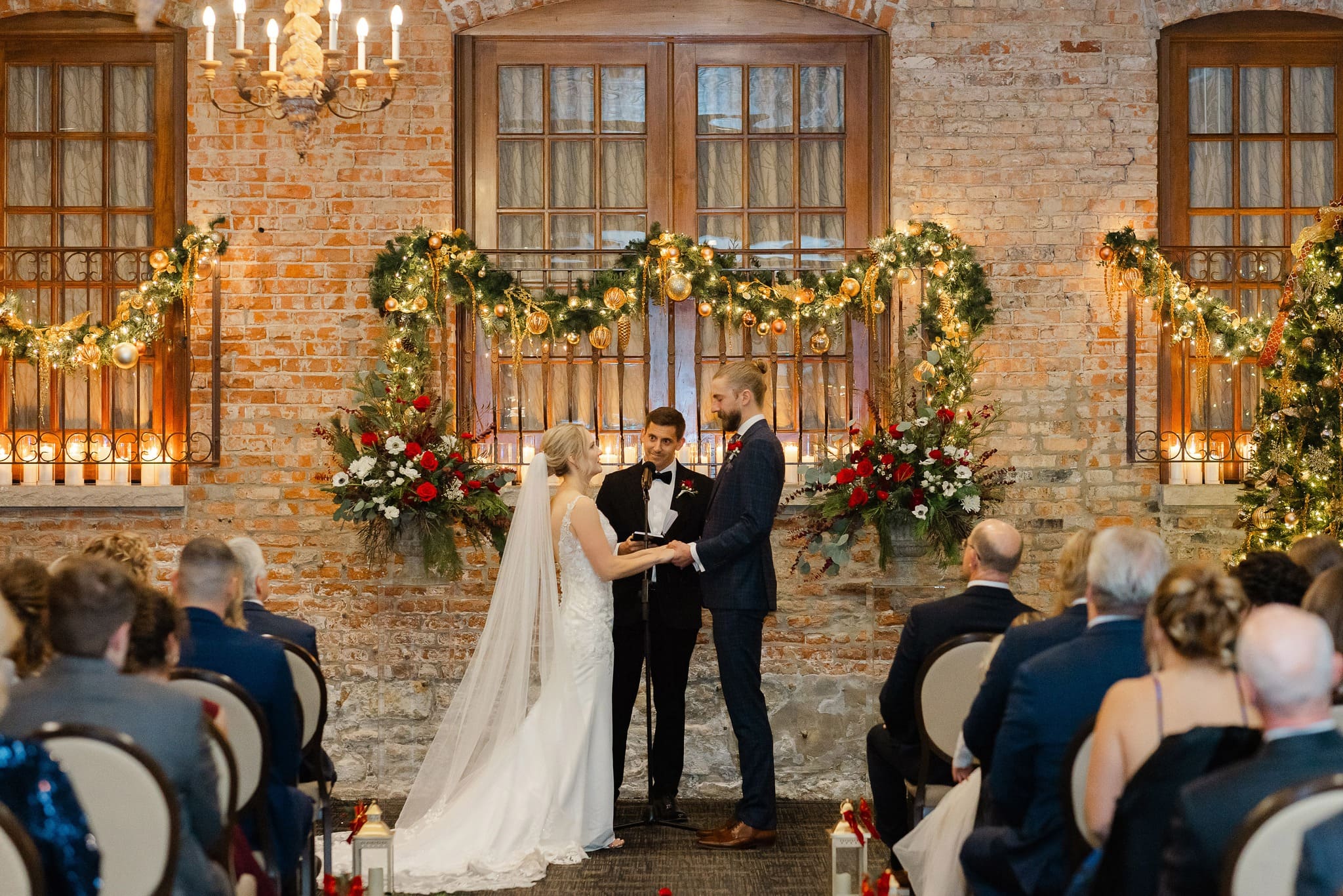 Ceremony at the altar