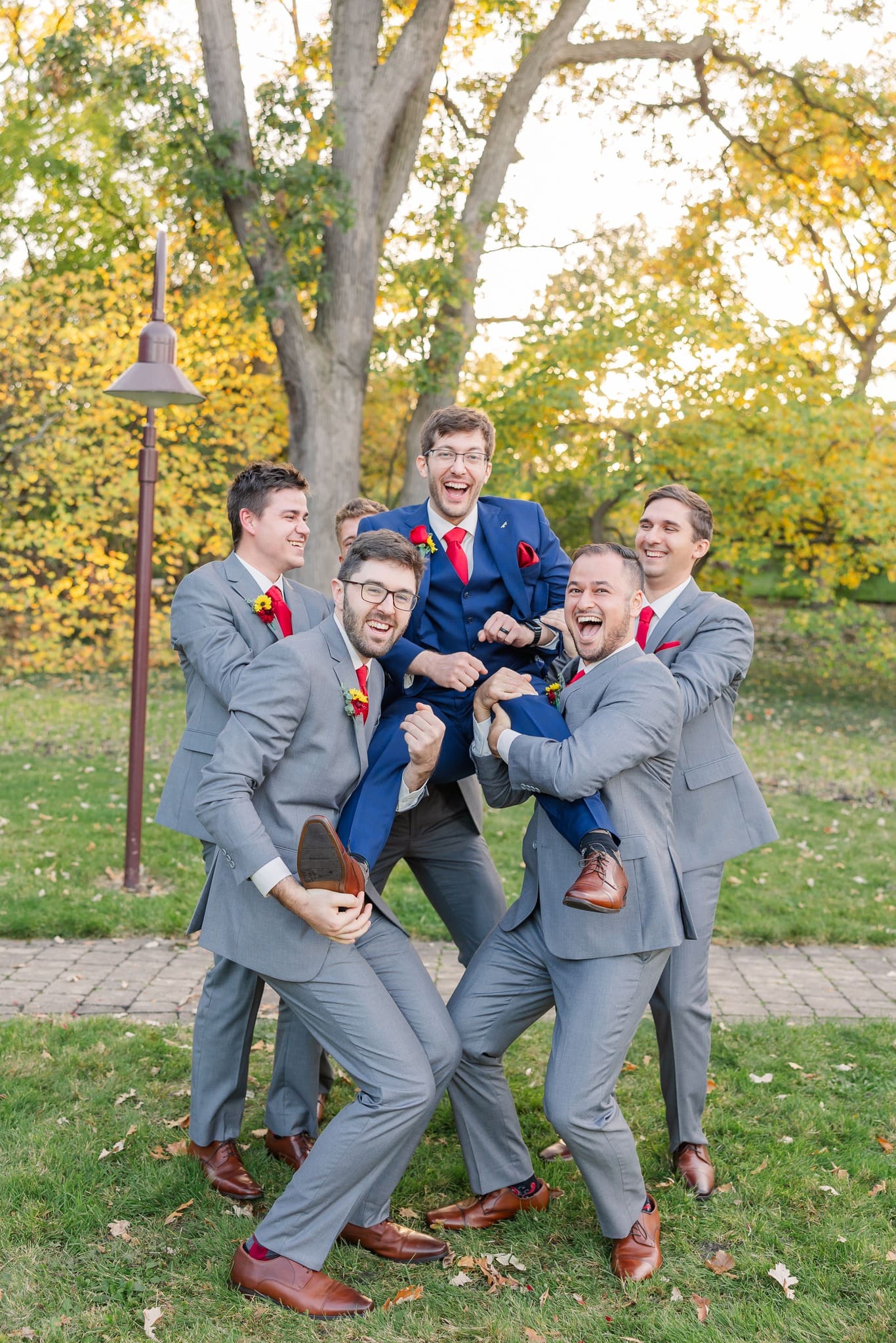 Groomsmen celebration