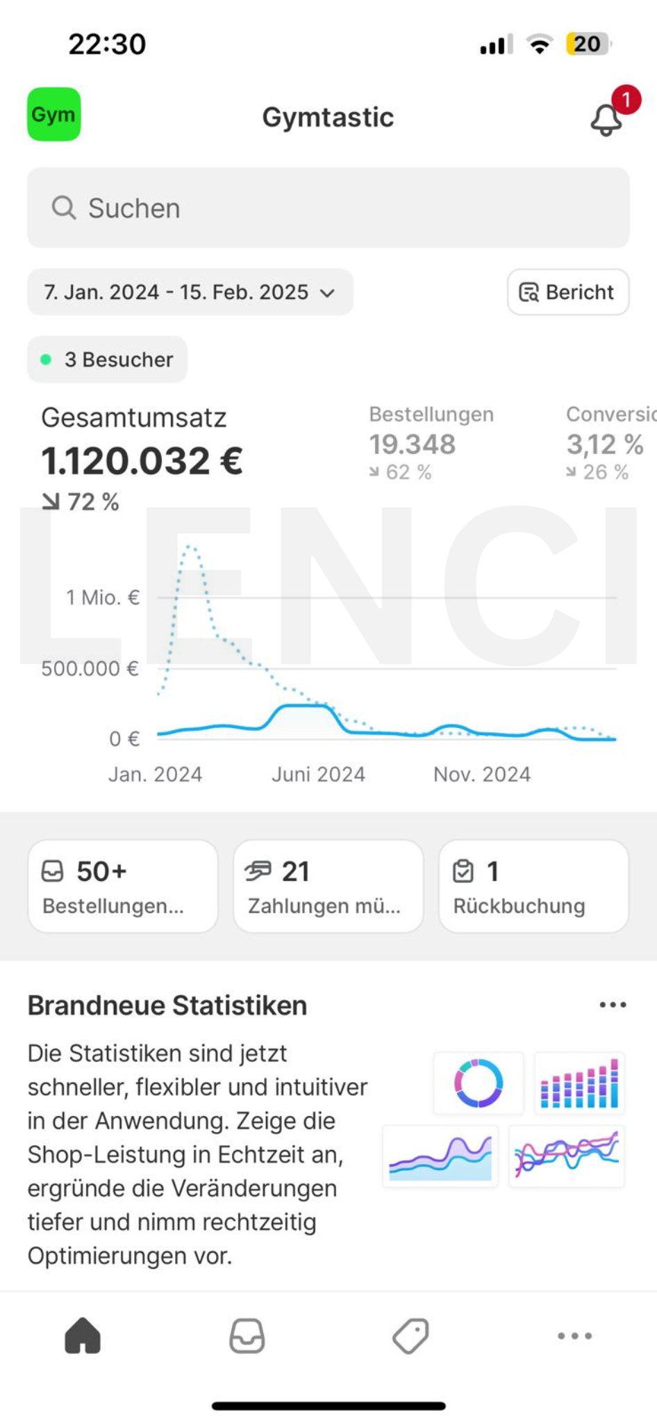 Umsatz-Screenshot 3