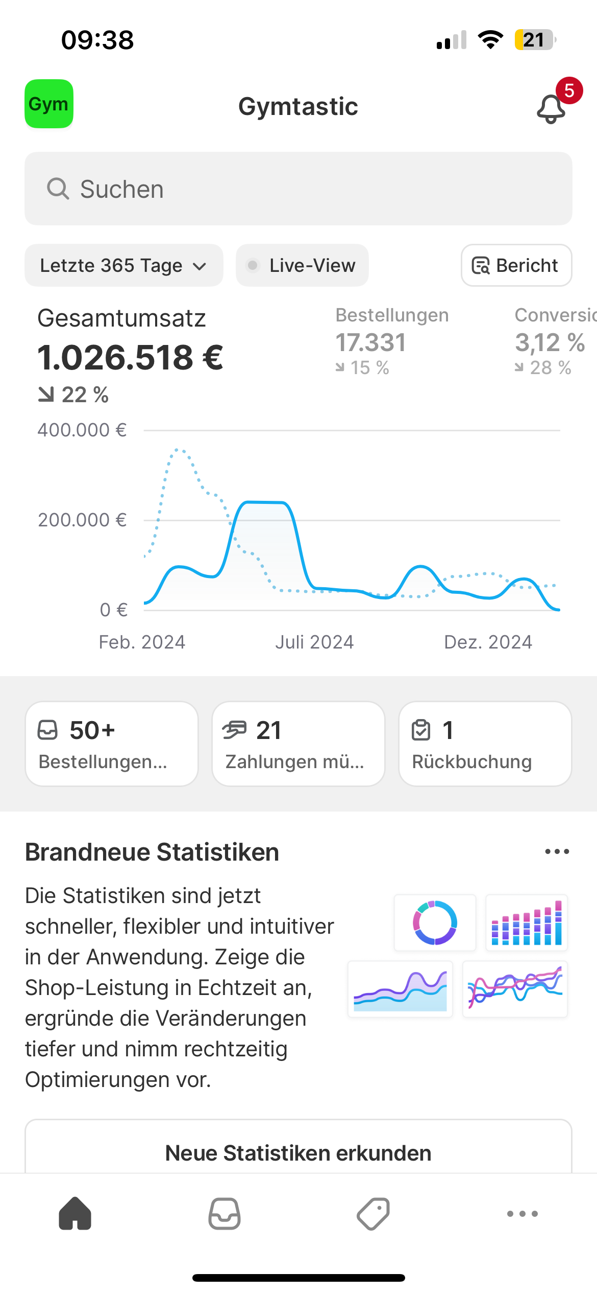 Umsatz-Screenshot 1