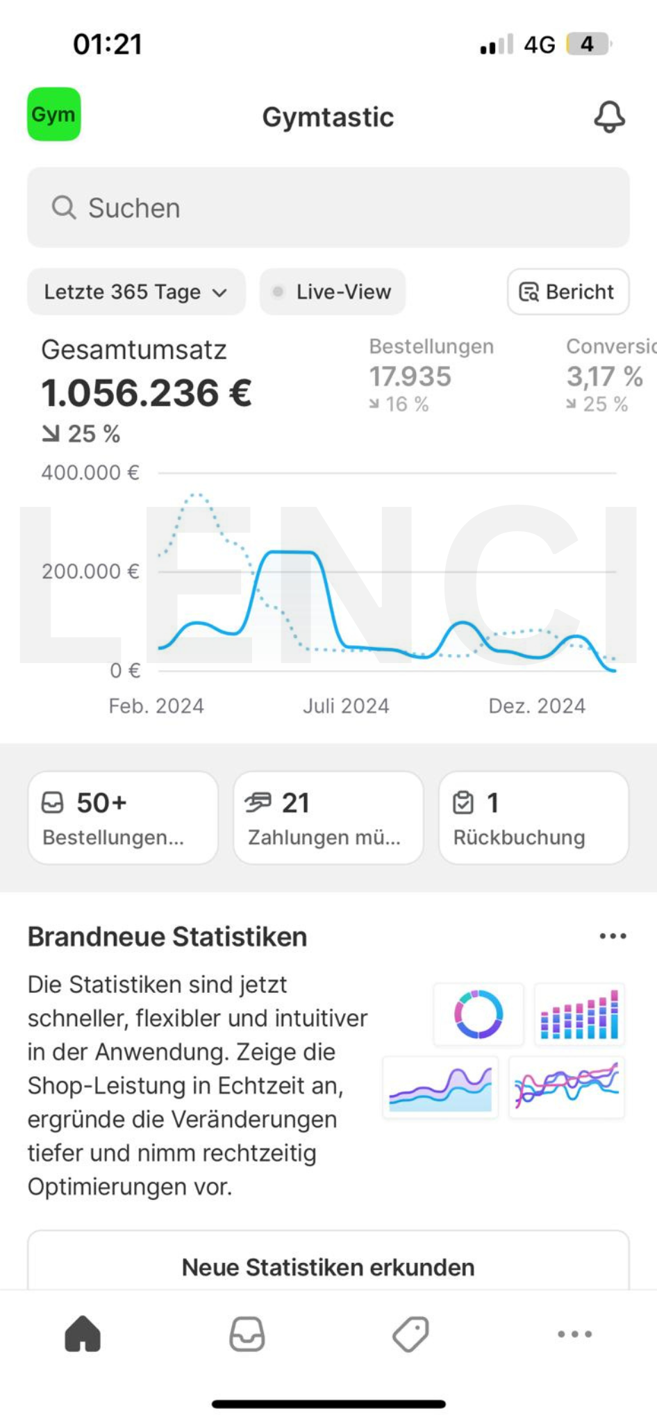 Umsatz-Screenshot 2