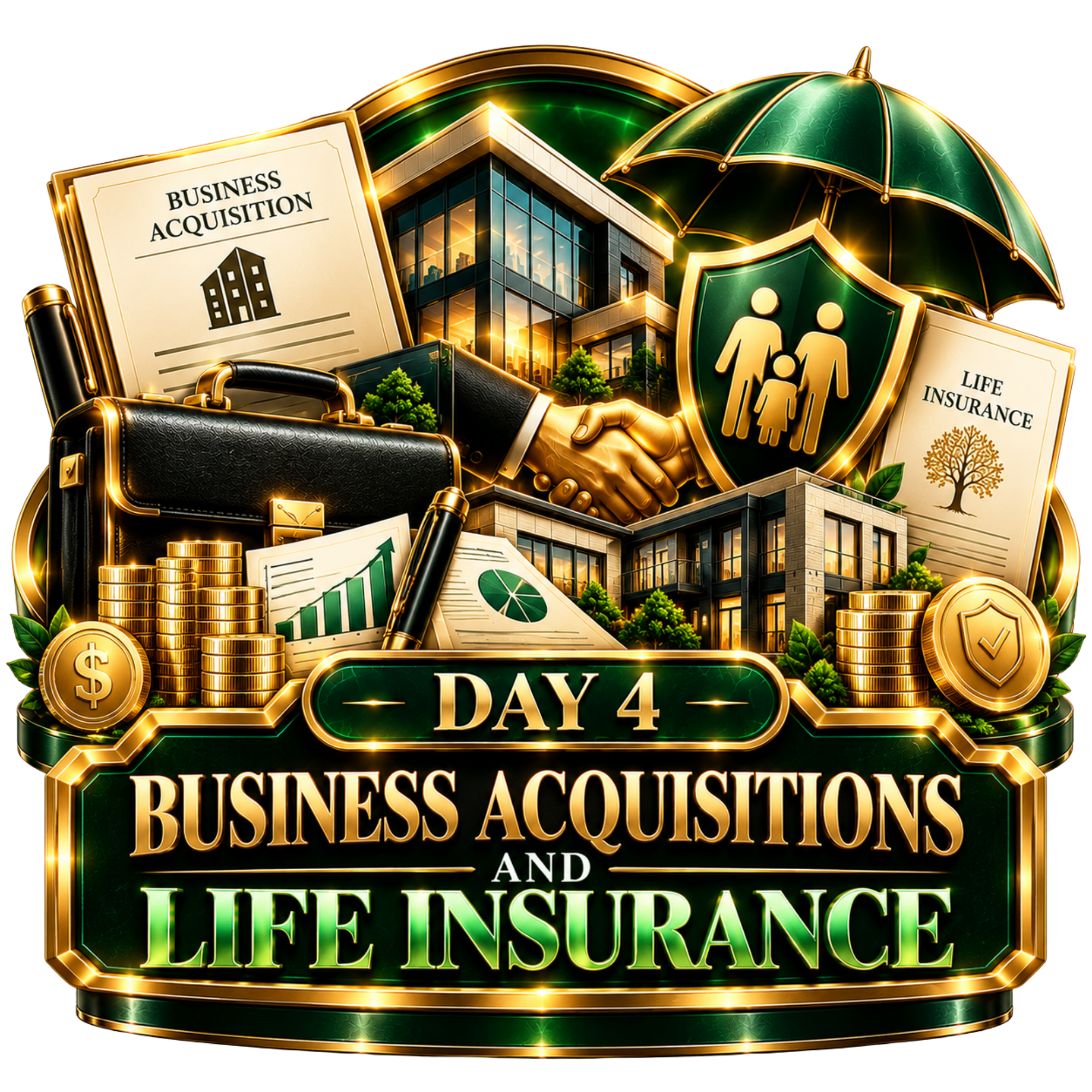 Business Acquisitions and Life Insurance Mockup