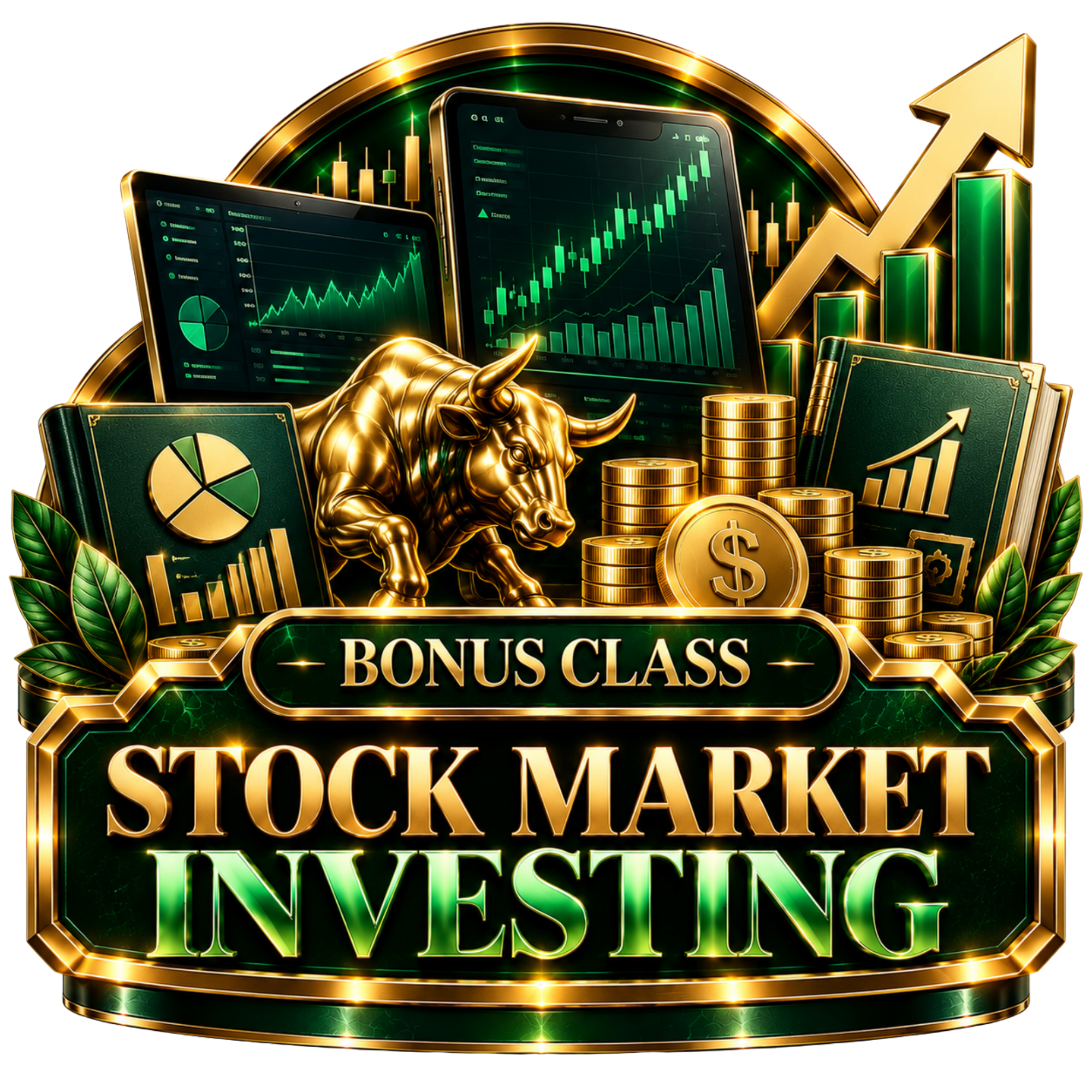 Stock Market Investing Mockup