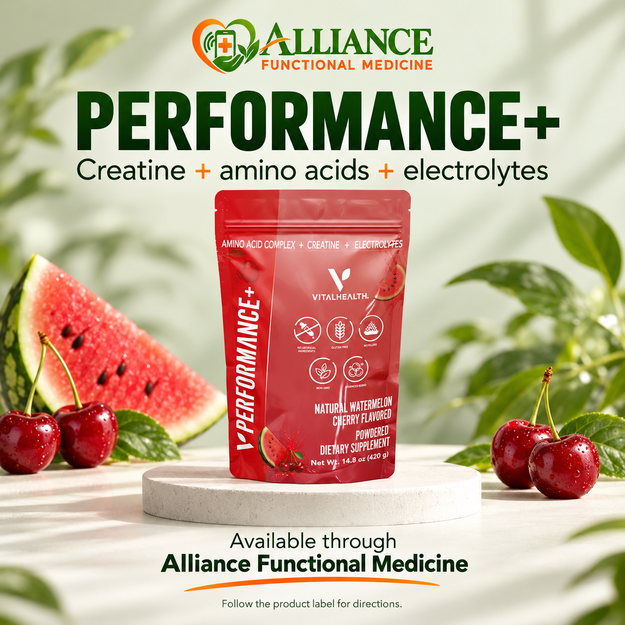 PERFORMANCE+ creatine, amino acids and electrolytes