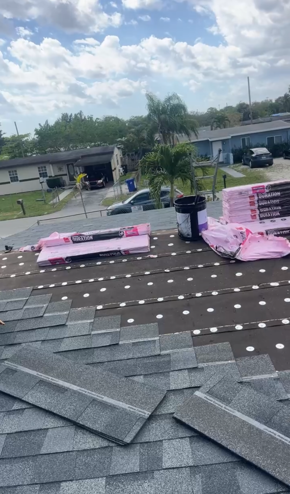 Owens Corning Duration shingles — AGK Construction shingle roof installation South Florida