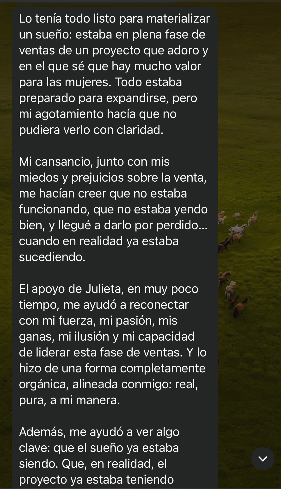 Testimonio Davinia