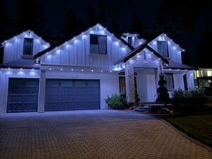 Permanent holiday light in Seattle