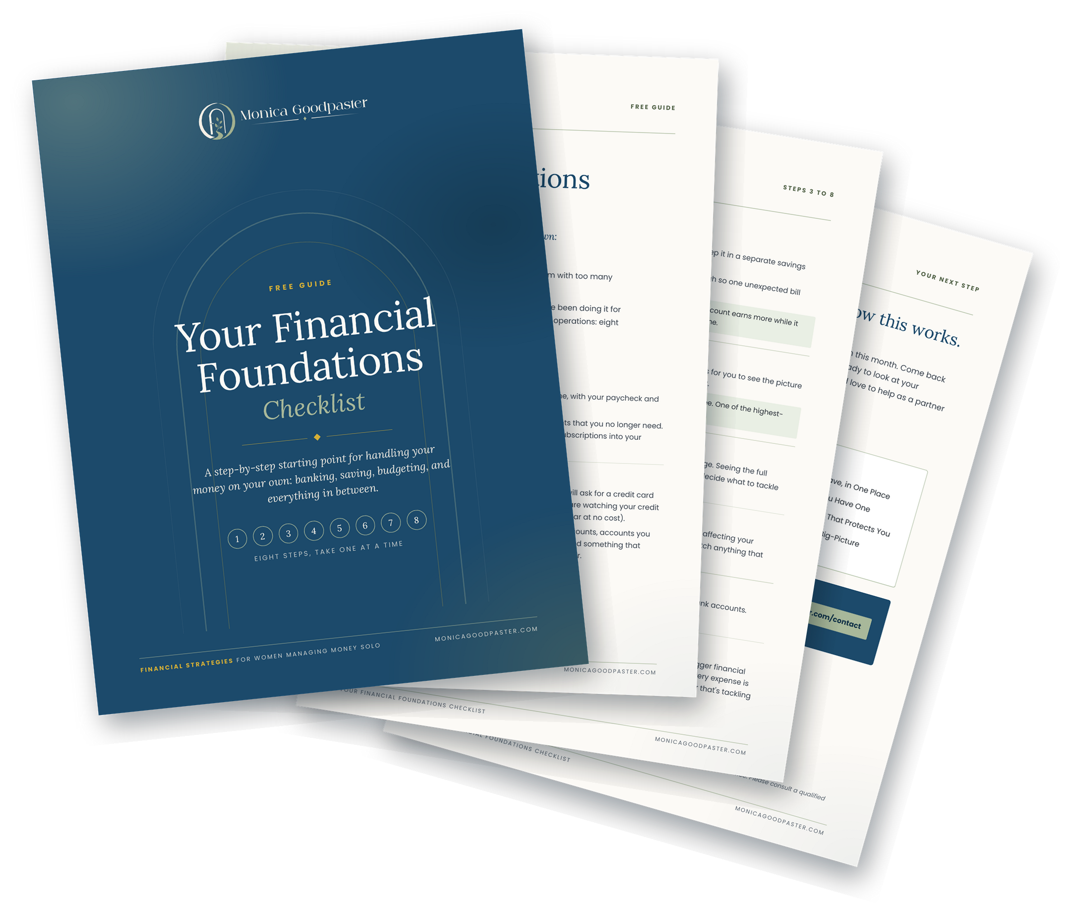 Your Financial Foundations Checklist by Monica Goodpaster