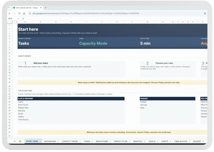 Your Capacity Planner
