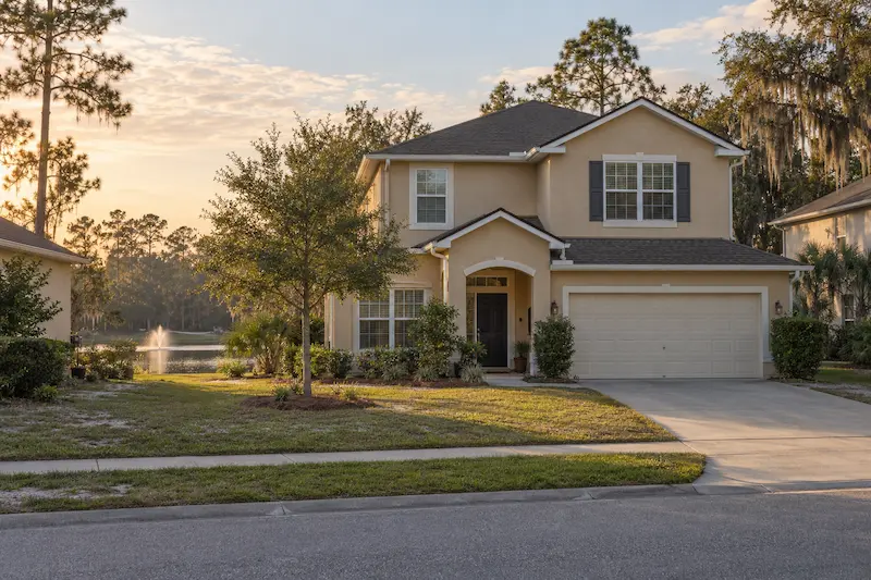 Typical subdivision home with an HOA in Fleming Island, Clay County, FL