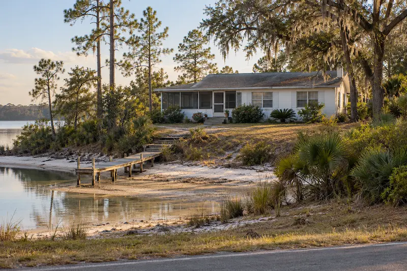 Typical lake house in Keystone Heights, Clay County, FL