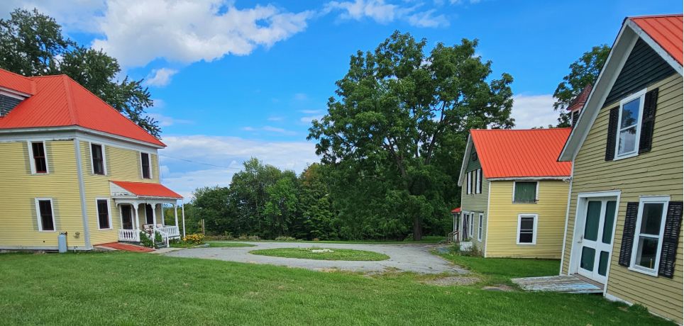 The lodging buildings