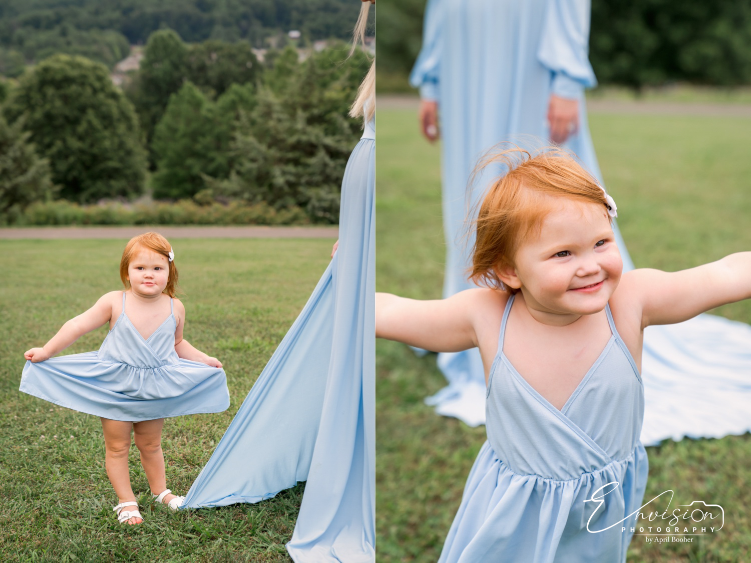 Family-focused maternity portrait before the baby arrives