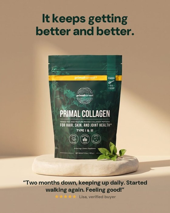 Spec static ad for Primal Harvest