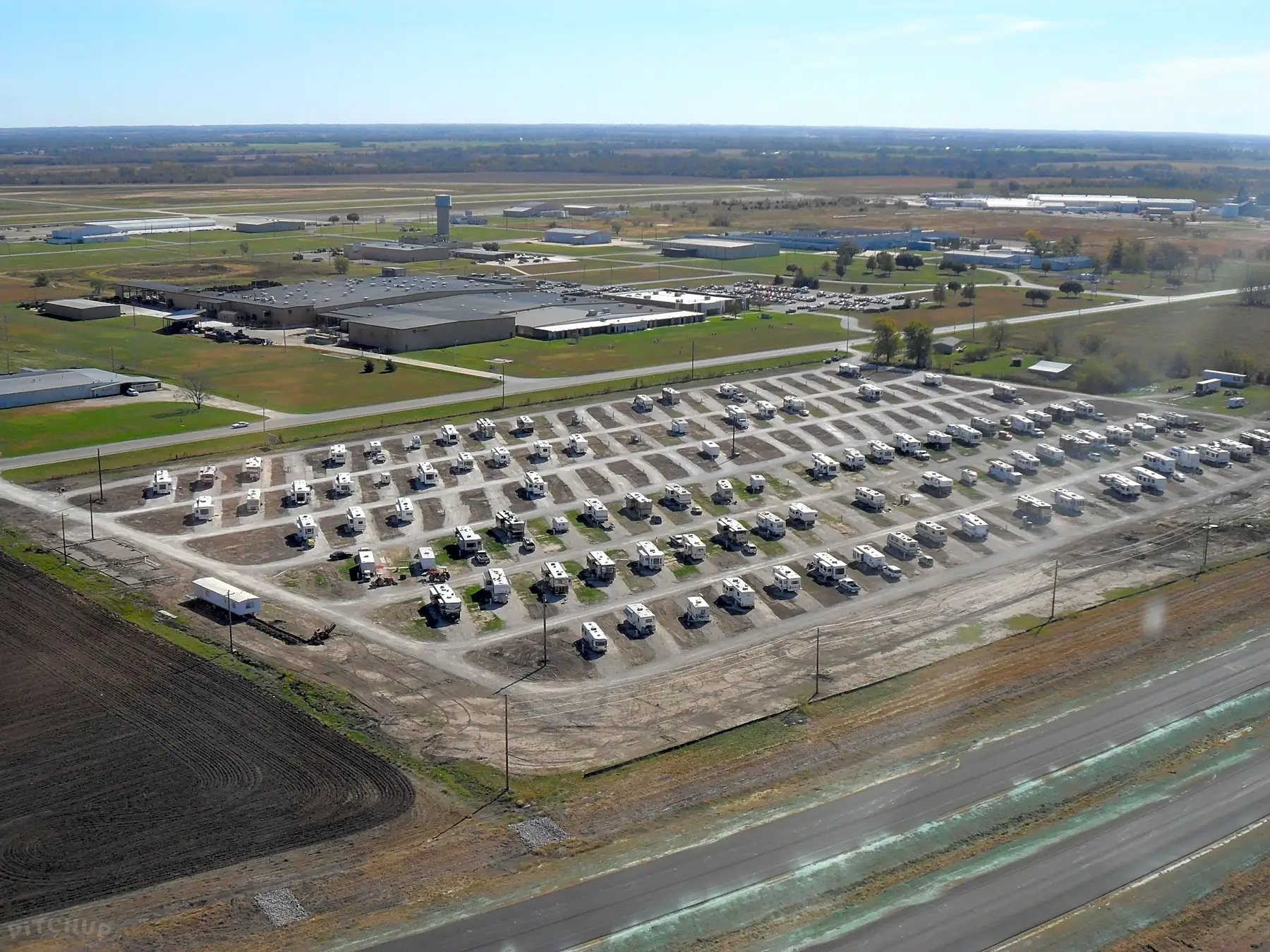 Junction West, a 150-site RV park and cabin community for sale near Coffeyville, Kansas