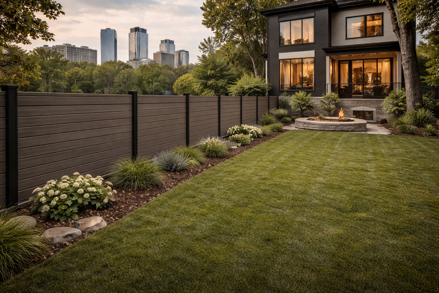 Composite fence after