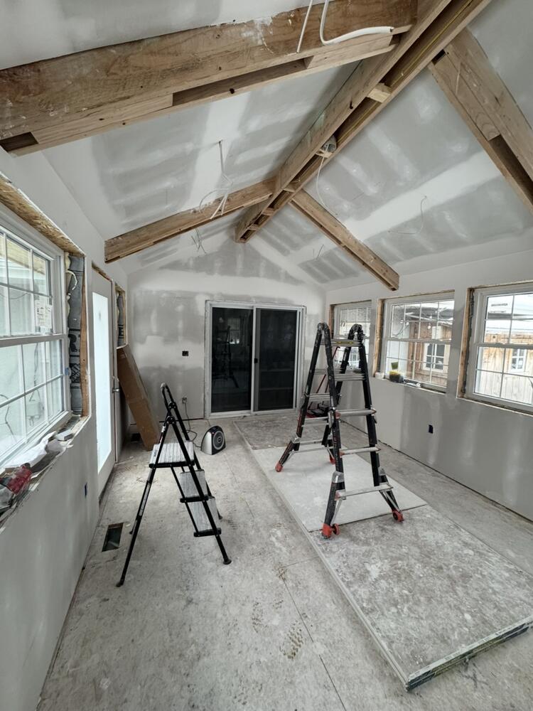 Custom home exterior photo 7