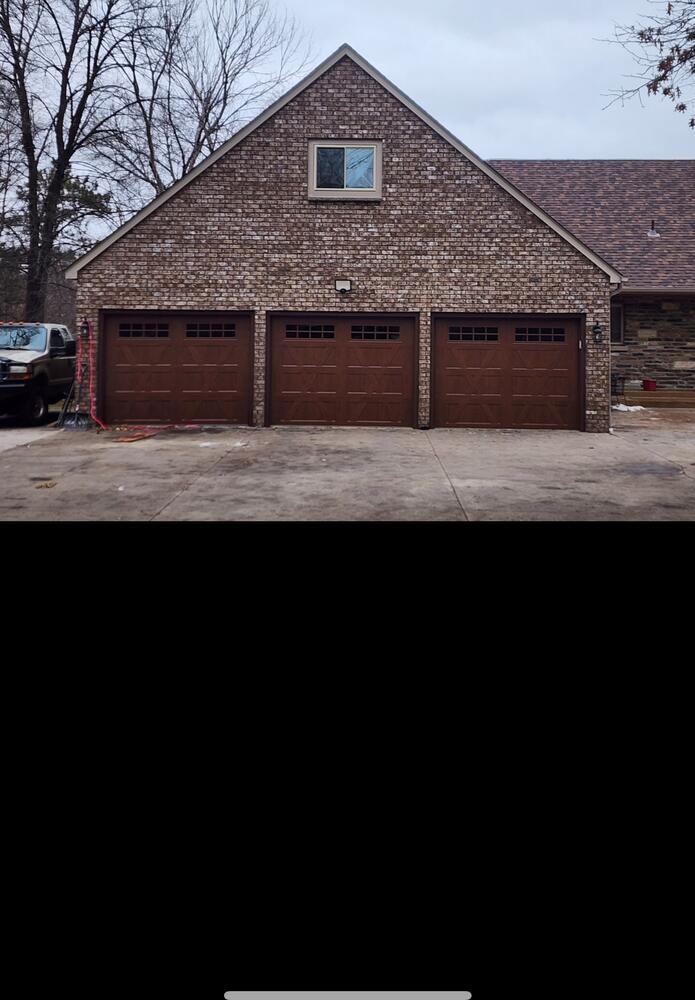 Custom home exterior photo 16