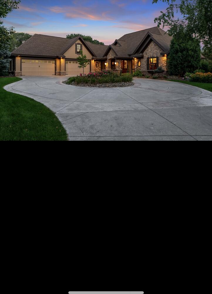 Custom home exterior photo 19