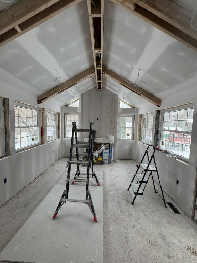 Custom home exterior photo 15