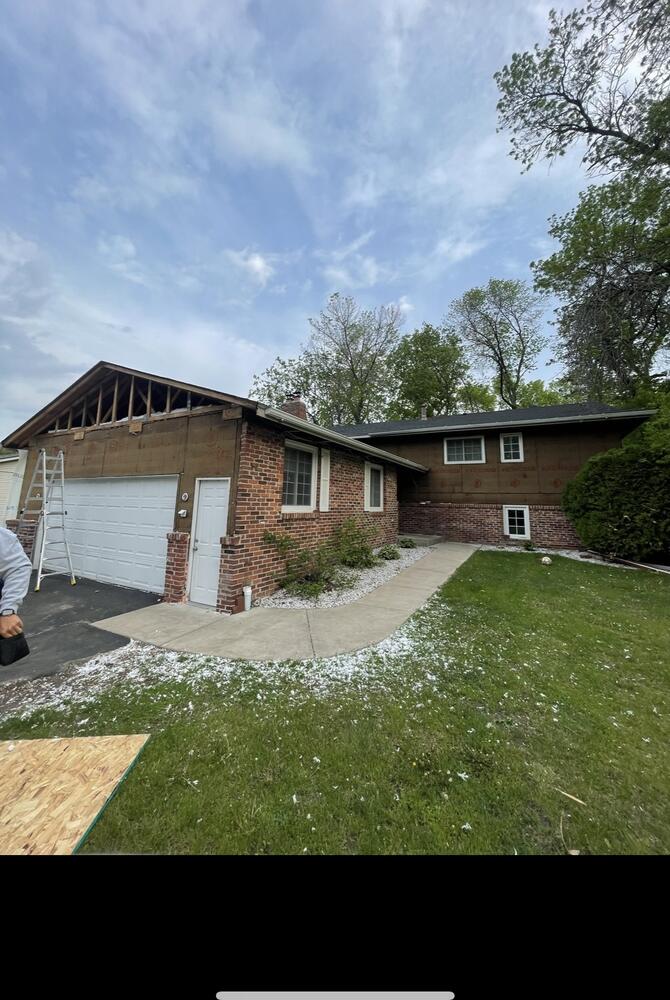 Custom home exterior photo 10