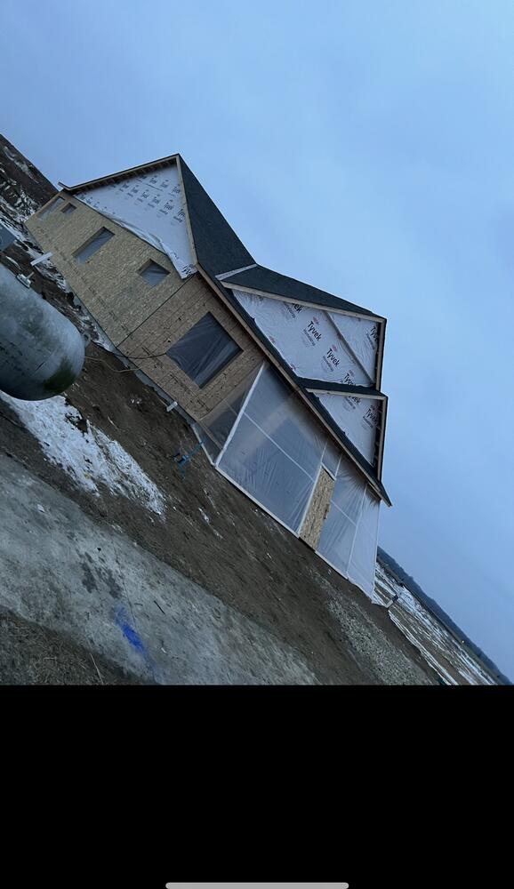 Custom home exterior photo 2