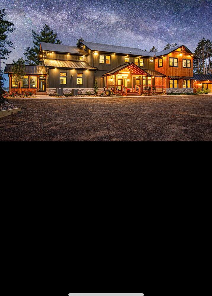 Custom home exterior photo 5