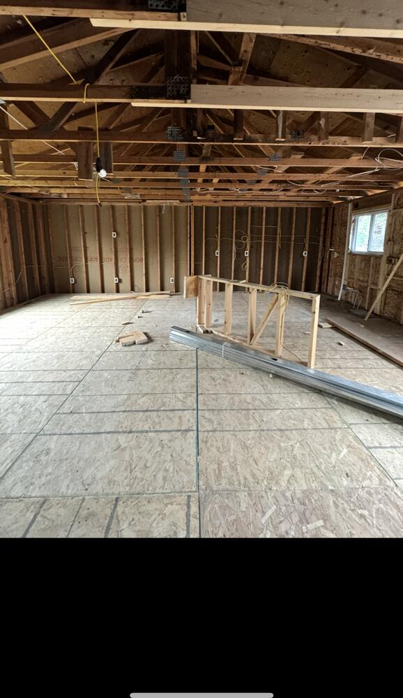 Custom home exterior photo 1