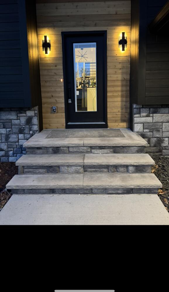 Custom home exterior photo 4