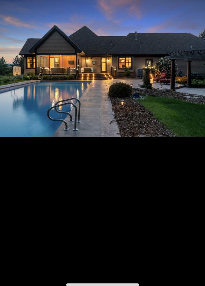 Custom home exterior photo 21