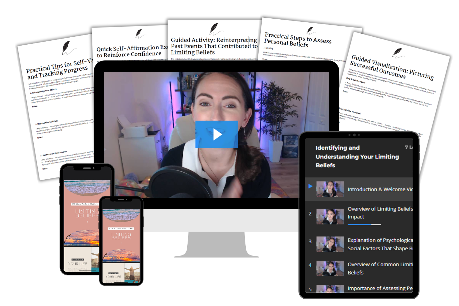 Break Free From Who You Were Programmed To Be: course mockup