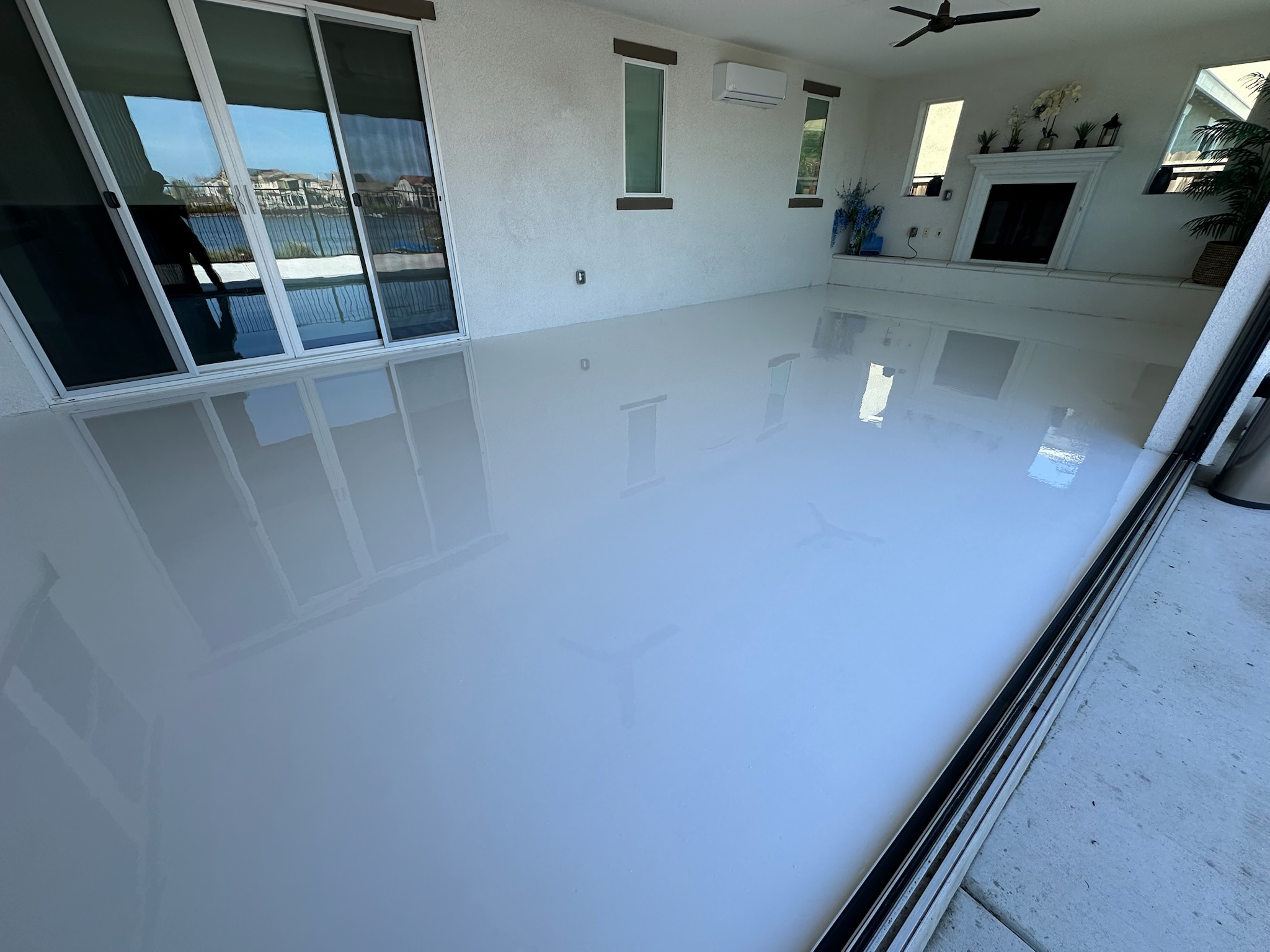 Solid Color Epoxy Flooring